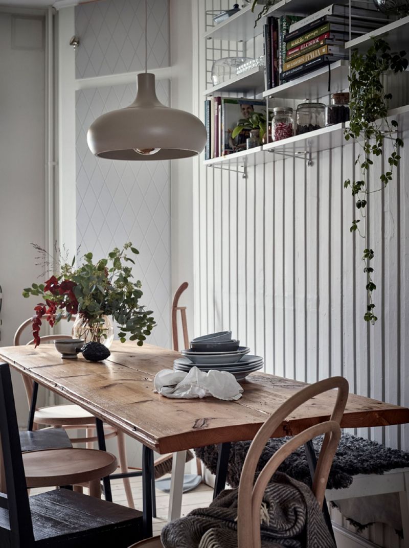 Miellyttävän kodikas sisustus tanskalaisessa asunnossa